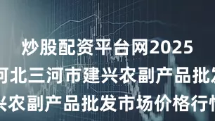 炒股配资平台网2025年7月9日河北三河市建兴农副产品批发市场价格行情