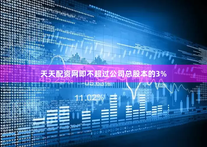 天天配资网即不超过公司总股本的3%